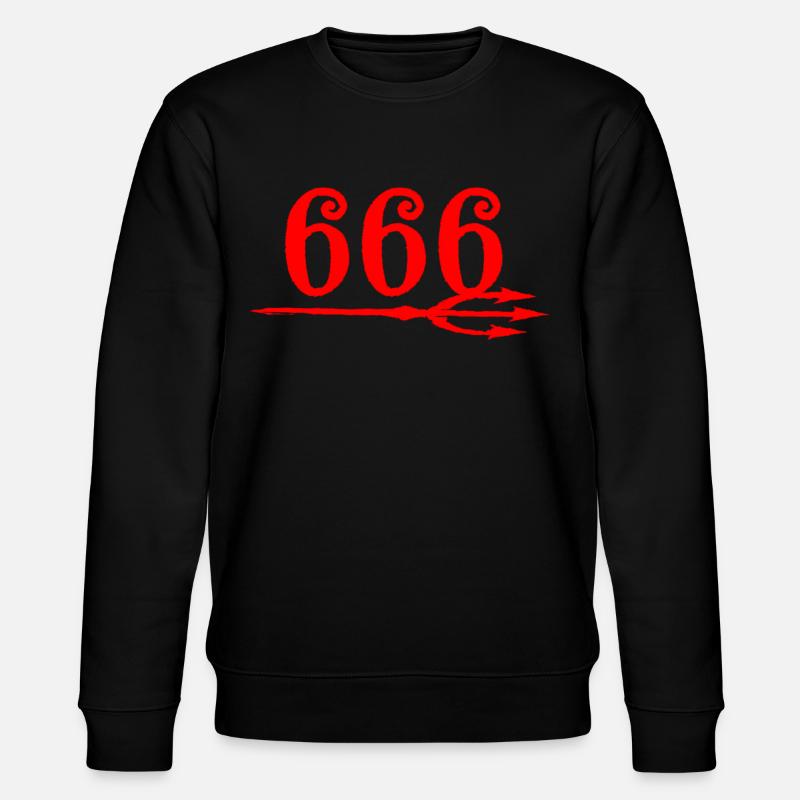 666 Devils Trident - Sweat bio CHANGER Stanley/Stella Unisexe - noir