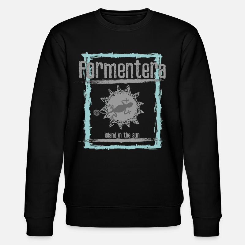 Formentera Sonneninsel Design - Stanley/Stella Unisex Bio-Sweatshirt CHANGER  - Schwarz