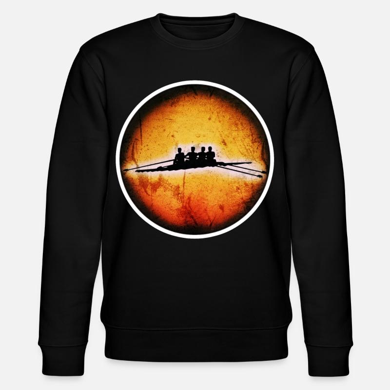 Rameurs à 4 hommes - Sweat bio CHANGER Stanley/Stella Unisexe - noir