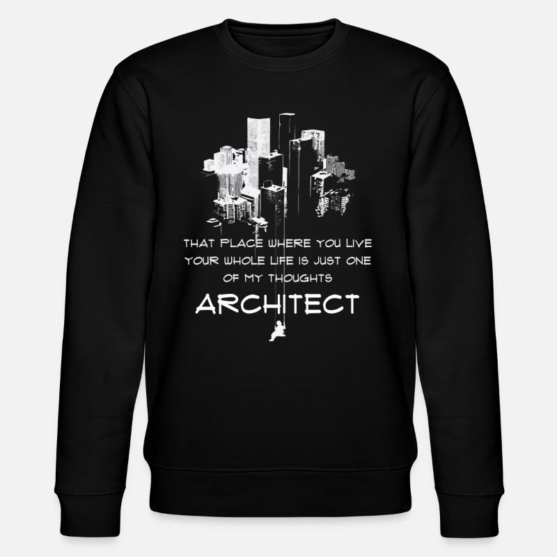 Architectes architectes - Sweat bio CHANGER Stanley/Stella Unisexe - noir