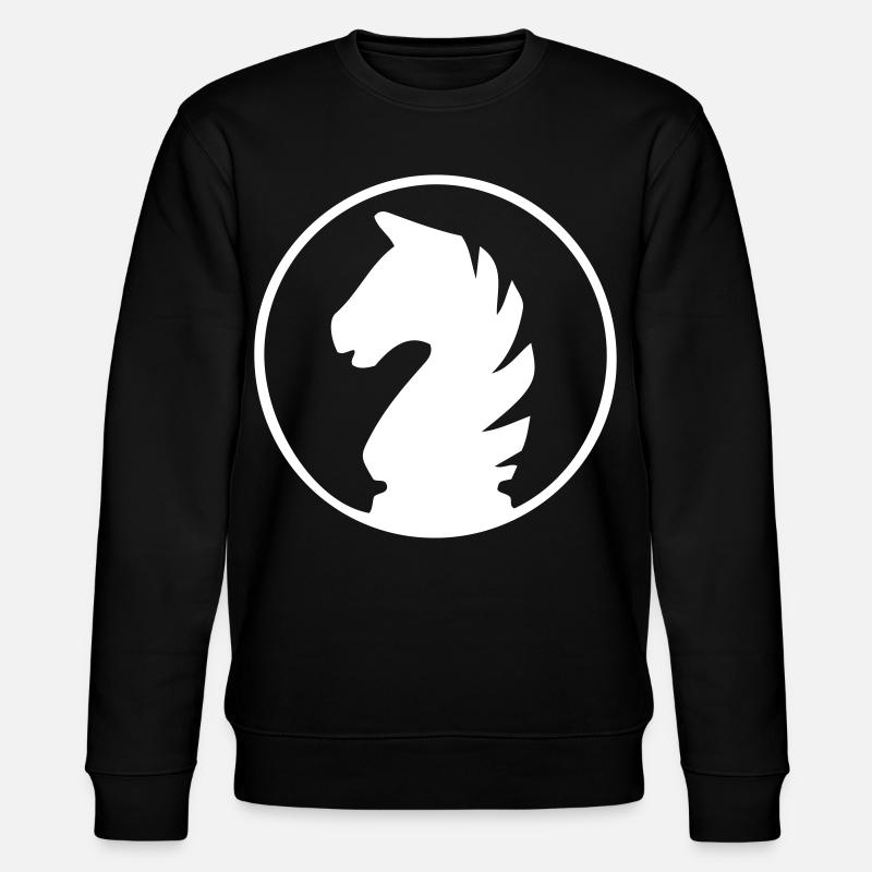 Echecs - Cheval - Sweat bio CHANGER Stanley/Stella Unisexe - noir