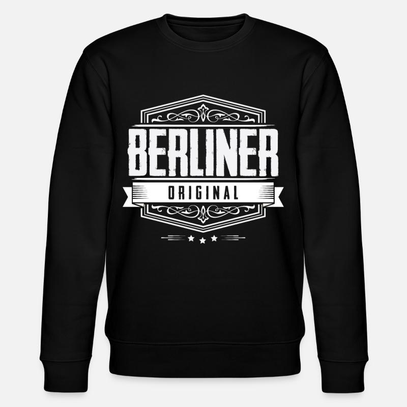 Berliner Original - Berlin - Stanley/Stella CHANGER Unisex Organic Sweatshirt - black