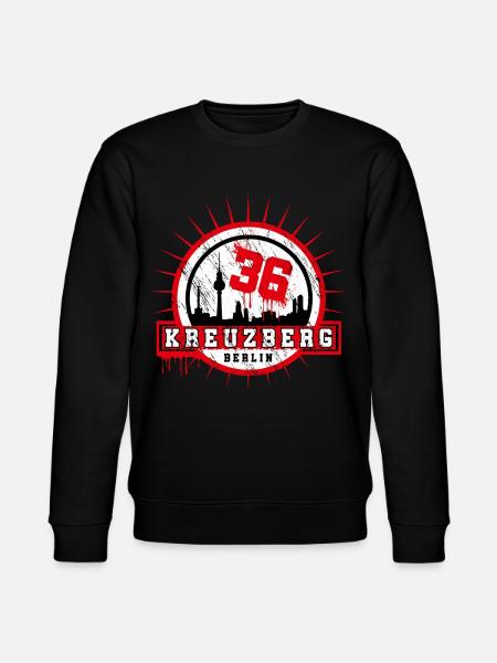 Kreuzberg Skyline 36 Berlin - Stanley/Stella CHANGER Unisex Organic Sweatshirt - black