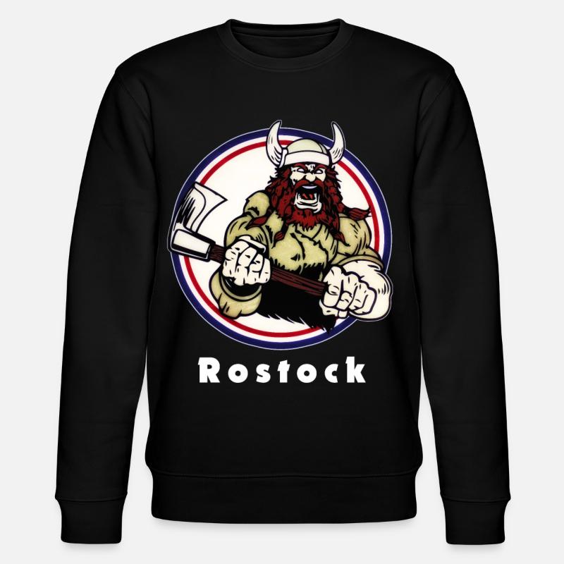 Rostocker Wikinger - Stanley/Stella Unisex Bio-Sweatshirt CHANGER  - Schwarz