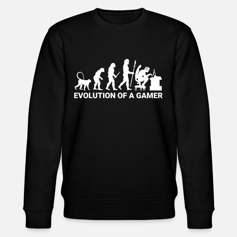 Évolution gamer - Sweat bio CHANGER Stanley/Stella Unisexe - noir