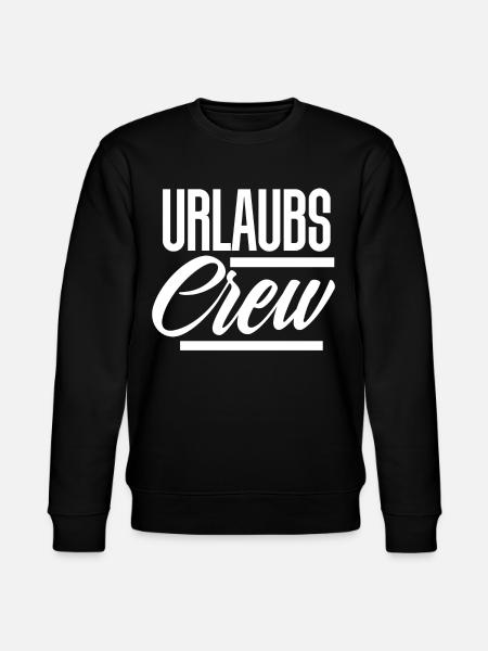 Urlaubs Crew - Stanley/Stella Unisex Bio-Sweatshirt CHANGER  - Schwarz
