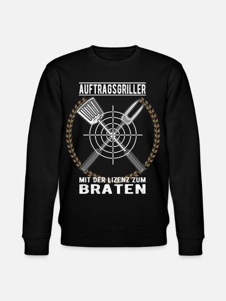 Auftragsgriller - Stanley/Stella Unisex Bio-Sweatshirt CHANGER  - Schwarz