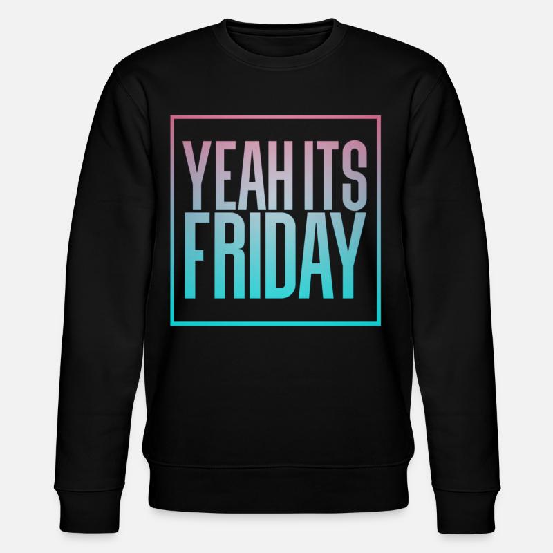Friday - Stanley/Stella Unisex Bio-Sweatshirt CHANGER  - Schwarz