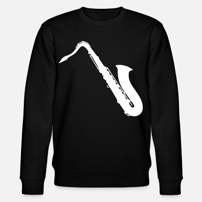 Saxophoniste Saxophone - Design - Sweat bio CHANGER Stanley/Stella Unisexe - noir