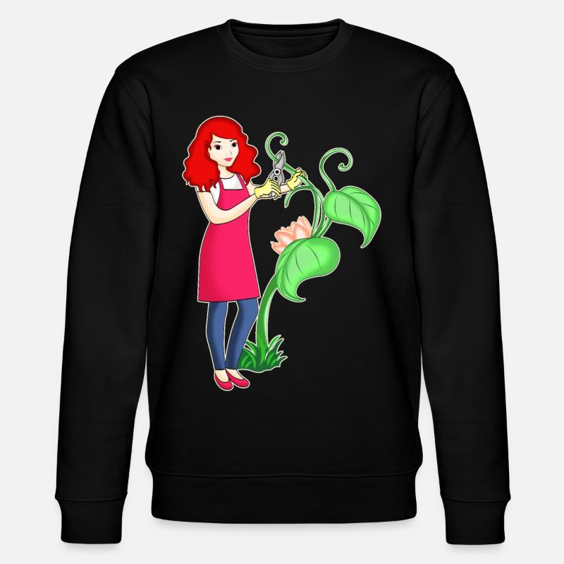 Floristin - Stanley/Stella Unisex Bio-Sweatshirt CHANGER  - Schwarz