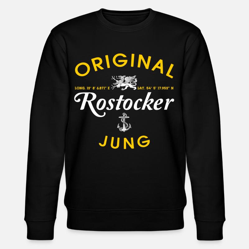 Original Rostocker Jung - Stanley/Stella CHANGER Unisex Organic Sweatshirt - black