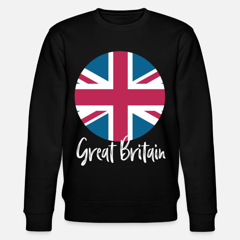 Great Britain - Stanley/Stella Unisex Bio-Sweatshirt CHANGER  - Schwarz