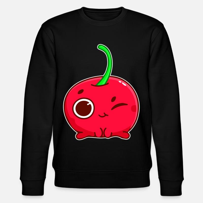 Sweet cherry winks - design - Stanley/Stella CHANGER Unisex Organic Sweatshirt - black