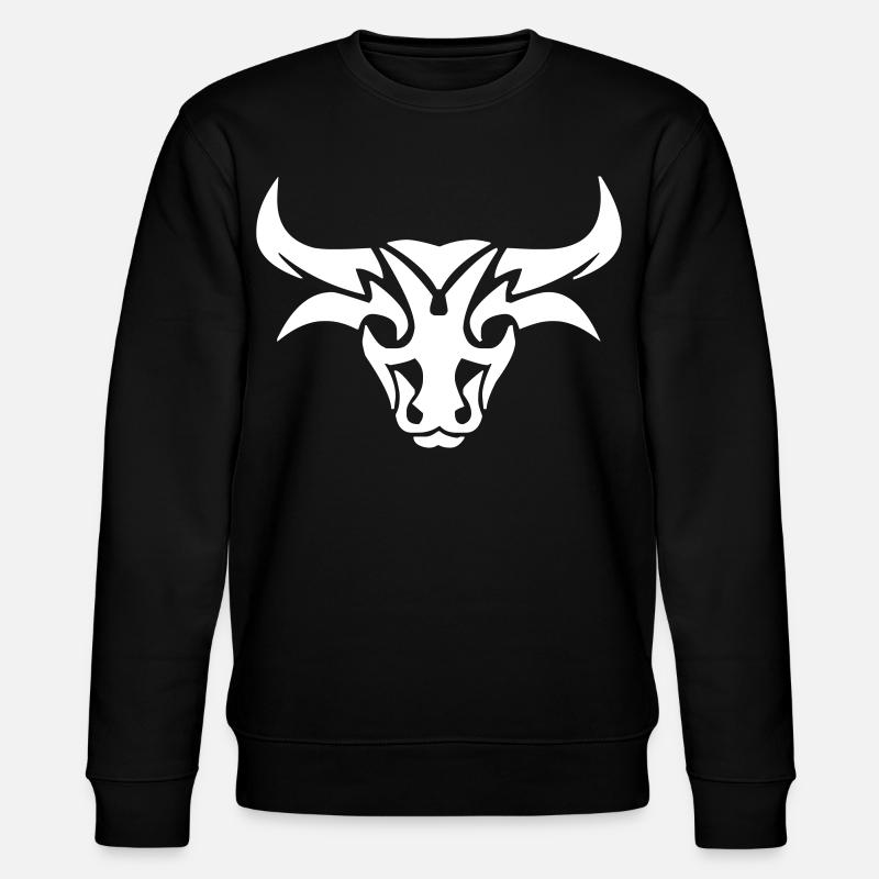 Stierkopf - Stanley/Stella Unisex Bio-Sweatshirt CHANGER  - Schwarz
