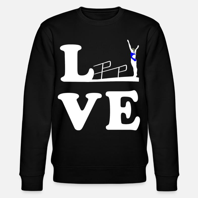 Plongée Plongée Plongée LOVE - Sweat bio CHANGER Stanley/Stella Unisexe - noir