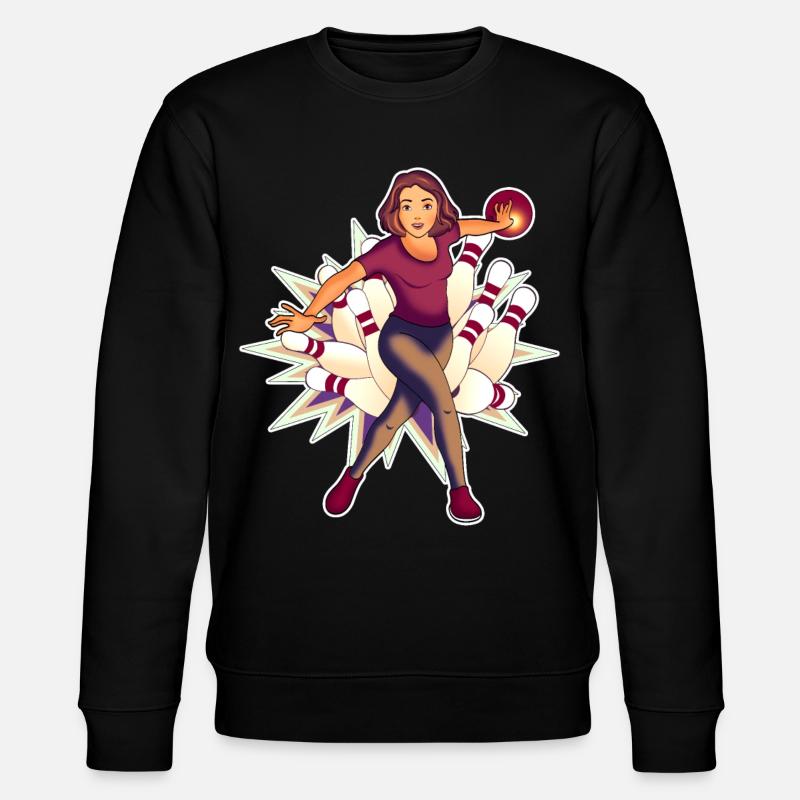 Bowling Queen - Design - Sweat bio CHANGER Stanley/Stella Unisexe - noir