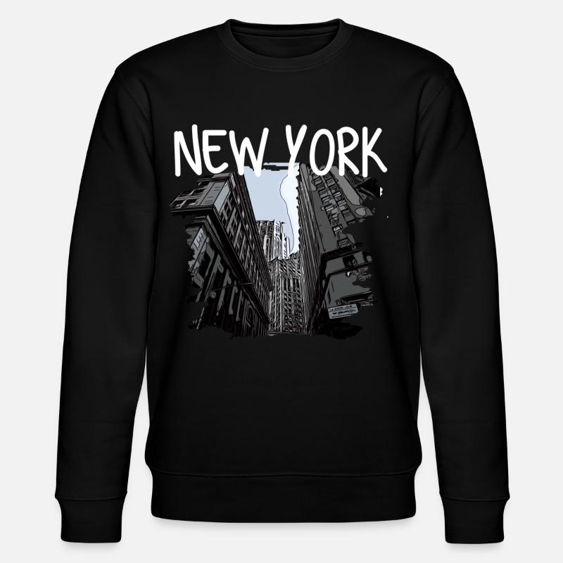 New York - Stanley/Stella Unisex Bio-Sweatshirt CHANGER  - Schwarz