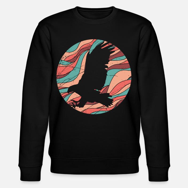 Greifvogel - Stanley/Stella Unisex Bio-Sweatshirt CHANGER  - Schwarz