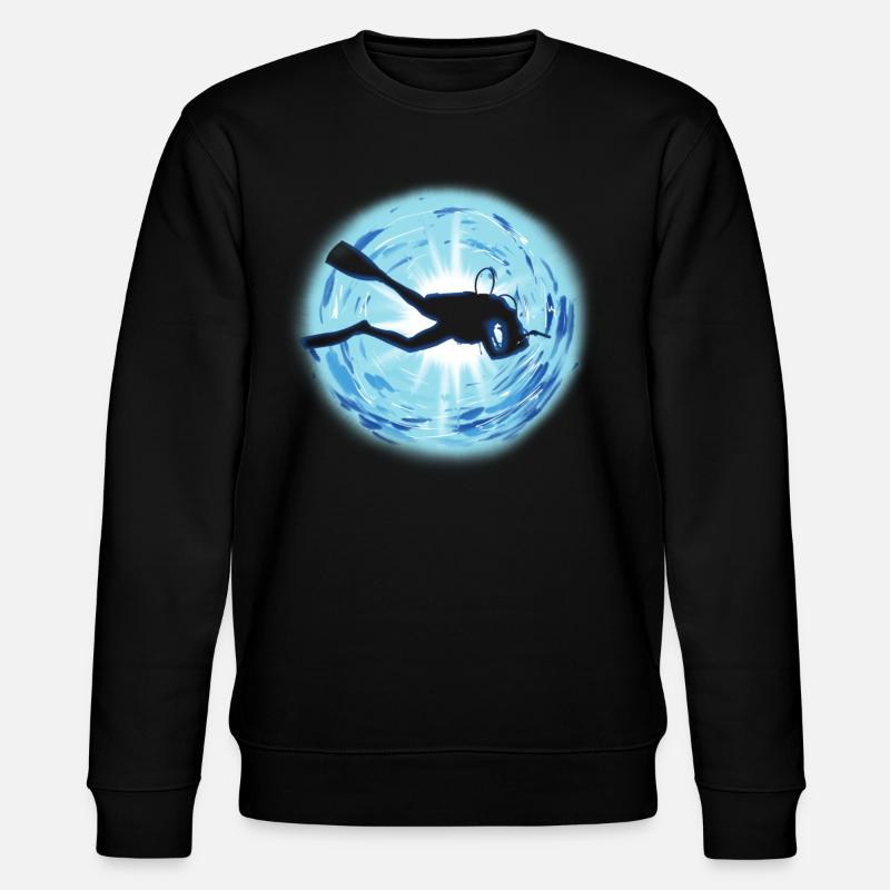 diver - Sweat bio CHANGER Stanley/Stella Unisexe - noir