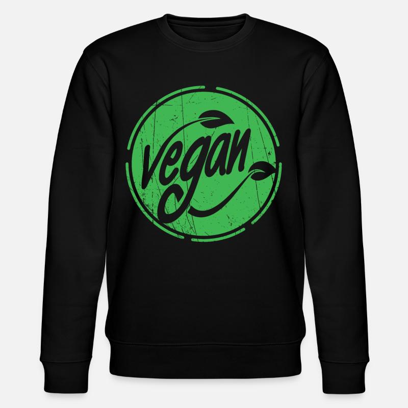 Conception végétalienne - Sweat bio CHANGER Stanley/Stella Unisexe - noir