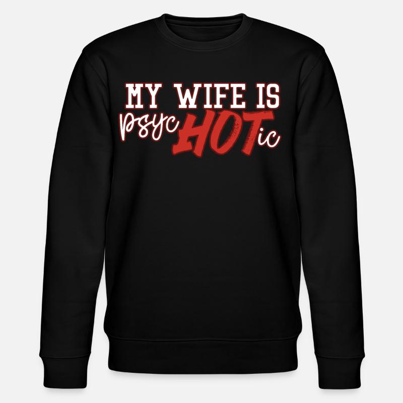 Frau Ehe - Stanley/Stella Unisex Bio-Sweatshirt CHANGER  - Schwarz