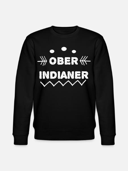 Ober Indianer Tribal Muster - Stanley/Stella Unisex Bio-Sweatshirt CHANGER - Schwarz