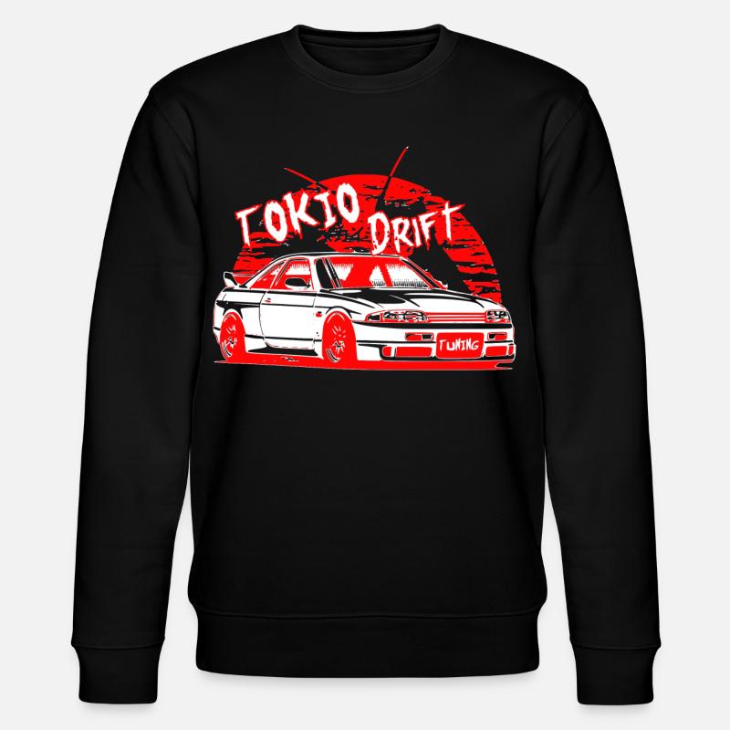 Tokio Drift Car - Stanley/Stella Unisex Bio-Sweatshirt CHANGER  - Schwarz