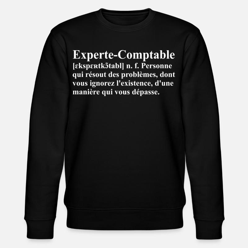 Experte-Comptable Définition - Sweat bio CHANGER Stanley/Stella Unisexe - noir