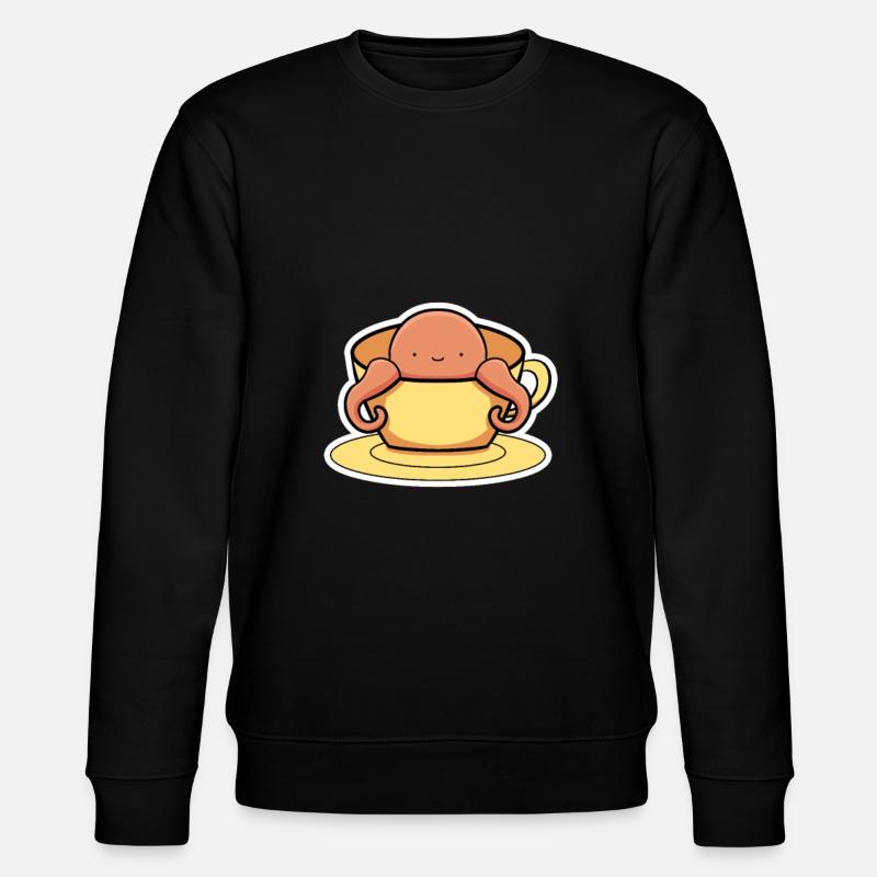 Oktopus - Stanley/Stella Unisex Bio-Sweatshirt CHANGER  - Schwarz