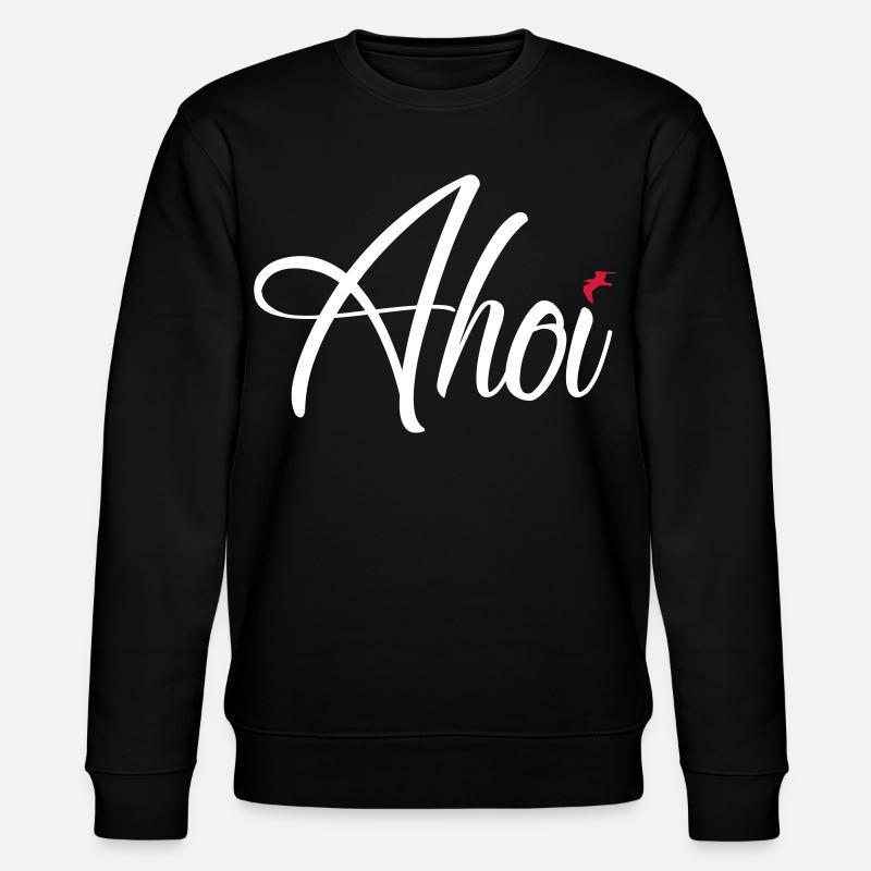 Ahoi - Stanley/Stella Unisex Bio-Sweatshirt CHANGER  - Schwarz