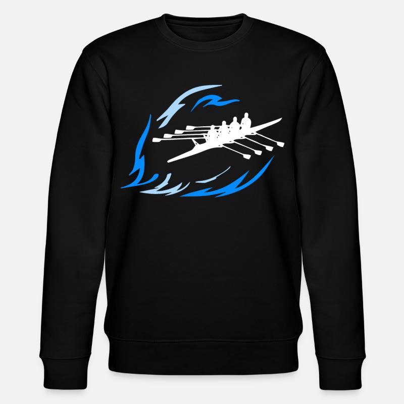 Aviron - Double 4 - Sweat bio CHANGER Stanley/Stella Unisexe - noir