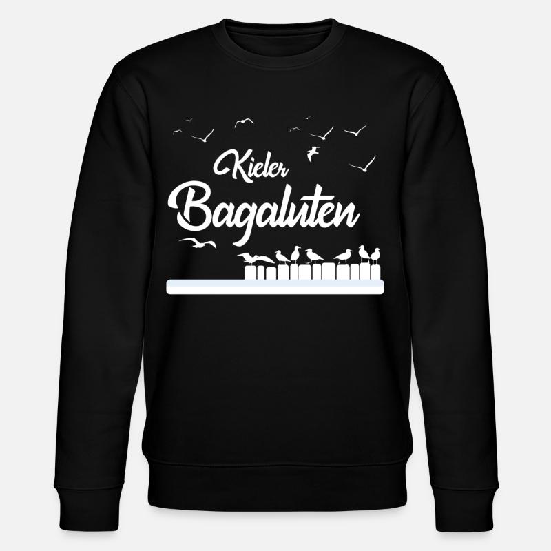 Kieler Bagaluten - Stanley/Stella Unisex Bio-Sweatshirt CHANGER - Schwarz