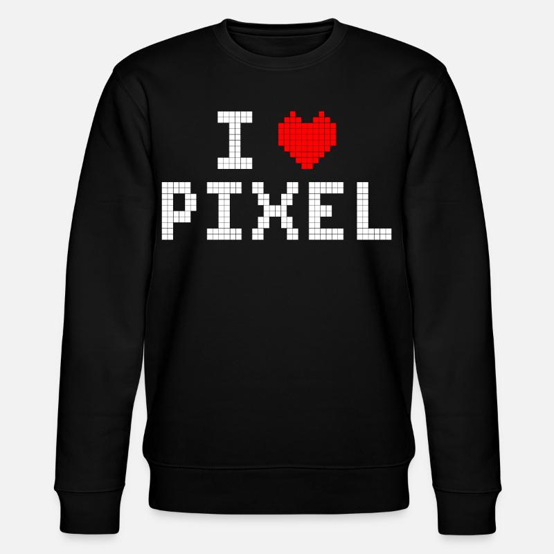 J’adore les pixels - Sweat bio CHANGER Stanley/Stella Unisexe - noir