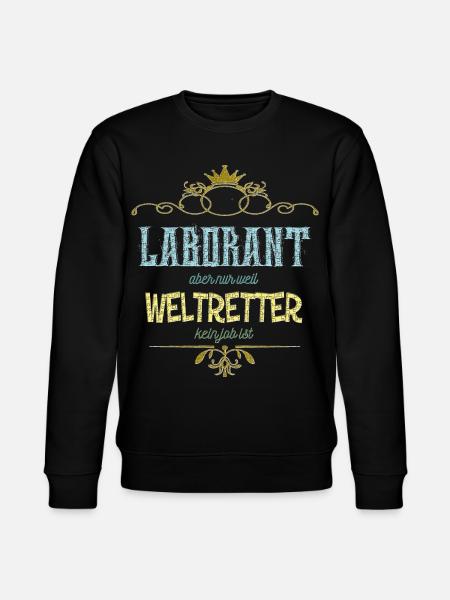 Laborant Weltretter - Stanley/Stella Unisex Bio-Sweatshirt CHANGER - Schwarz