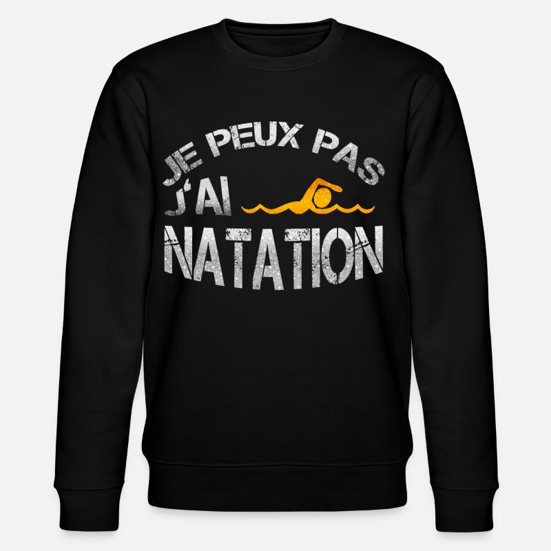 natation - Stanley/Stella Unisex Bio-Sweatshirt CHANGER  - Schwarz
