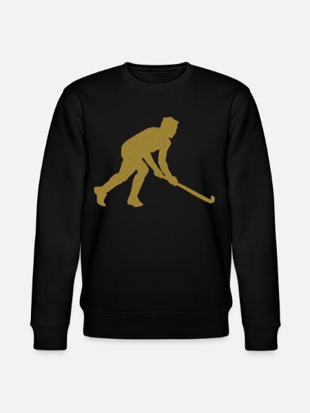 Gold Unihockey - Stanley/Stella Unisex Bio-Sweatshirt CHANGER  - Schwarz