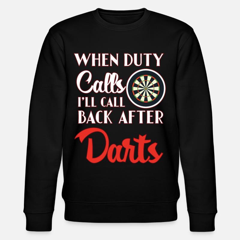 Darts Dart - Stanley/Stella Unisex Bio-Sweatshirt CHANGER  - Schwarz