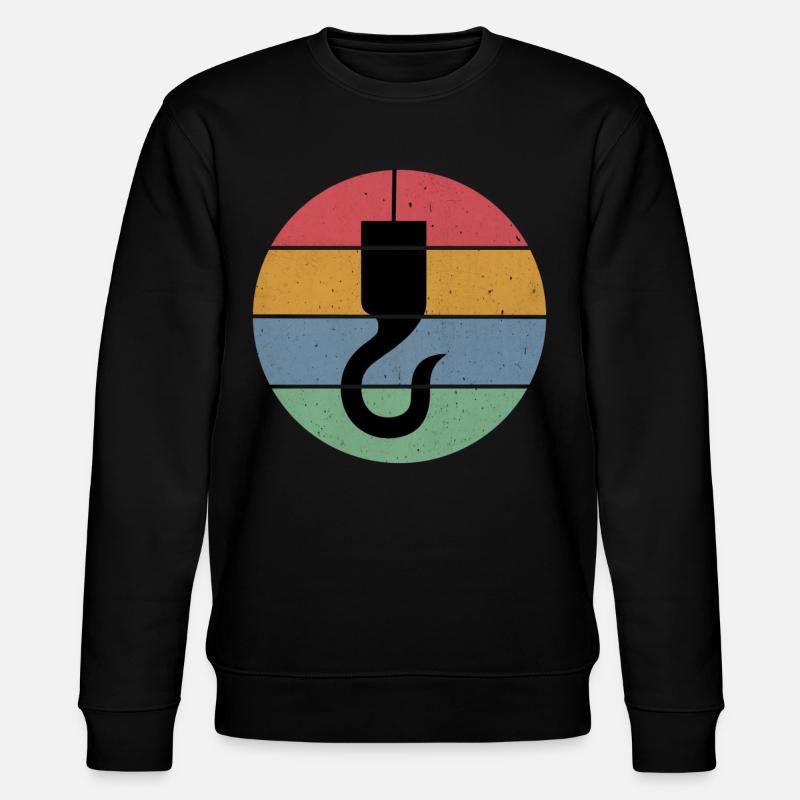 Crane hook crane operator - Stanley/Stella CHANGER Unisex Organic Sweatshirt - black