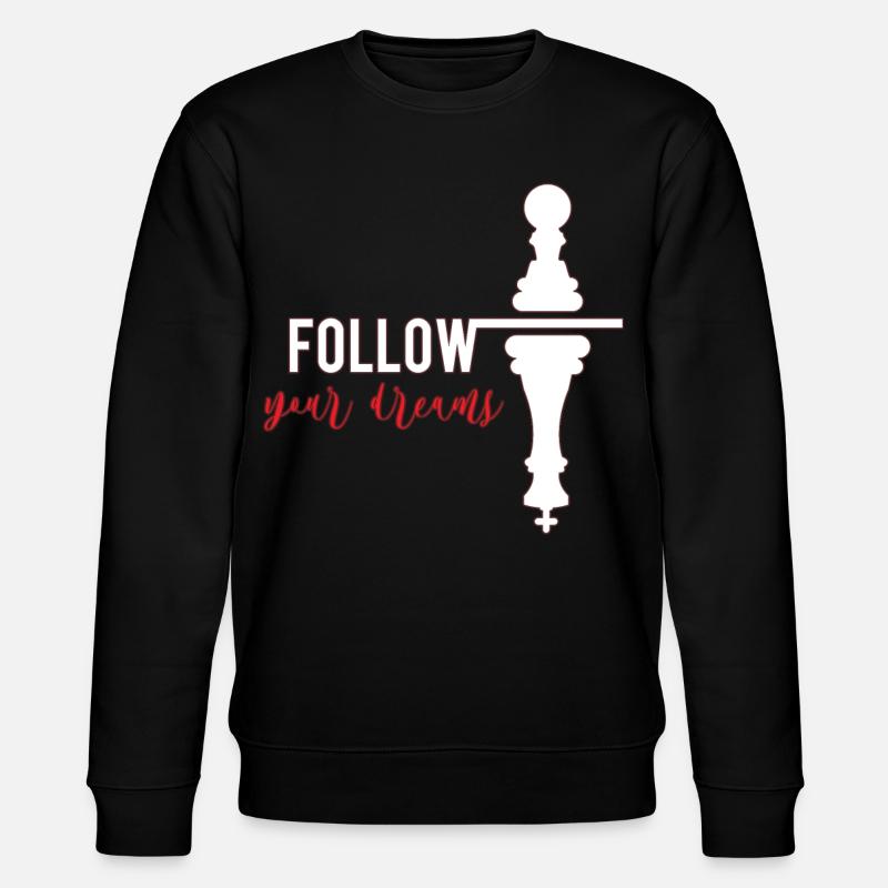 Schach - Stanley/Stella Unisex Bio-Sweatshirt CHANGER  - Schwarz