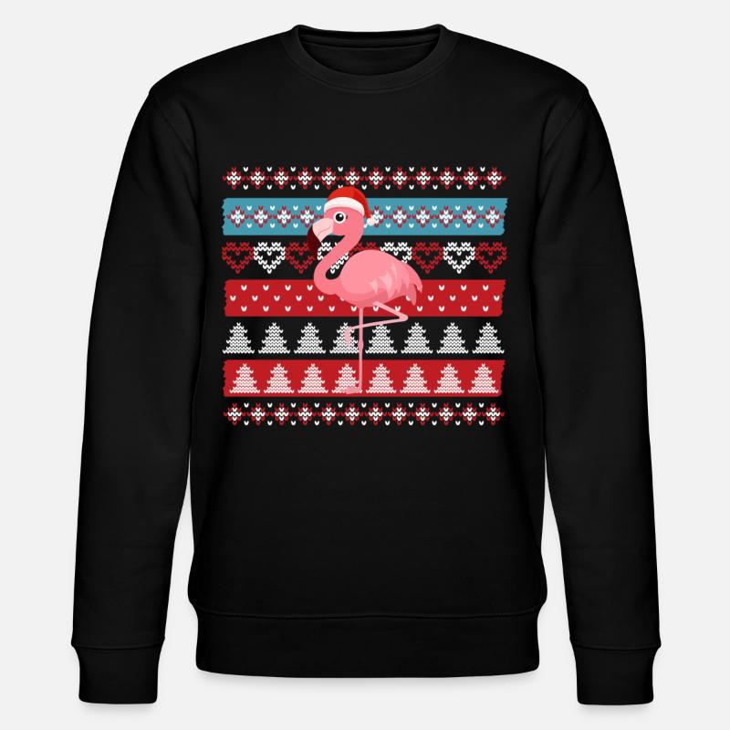 Flamant de Noël laid - Sweat bio CHANGER Stanley/Stella Unisexe - noir