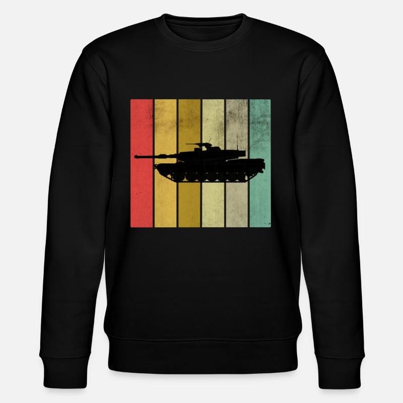 Panzer - Stanley/Stella Unisex Bio-Sweatshirt CHANGER  - Schwarz