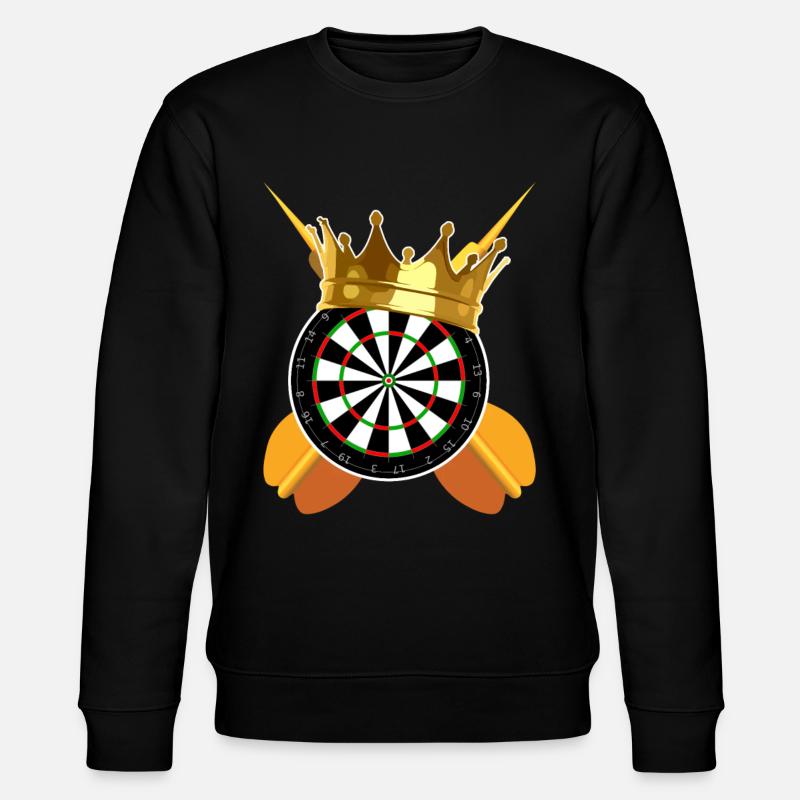 Dartking Dart Dartpfeil - Stanley/Stella Unisex Bio-Sweatshirt CHANGER  - Schwarz