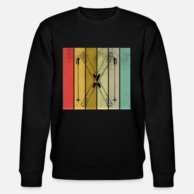 Ski - Stanley/Stella Unisex Bio-Sweatshirt CHANGER  - Schwarz