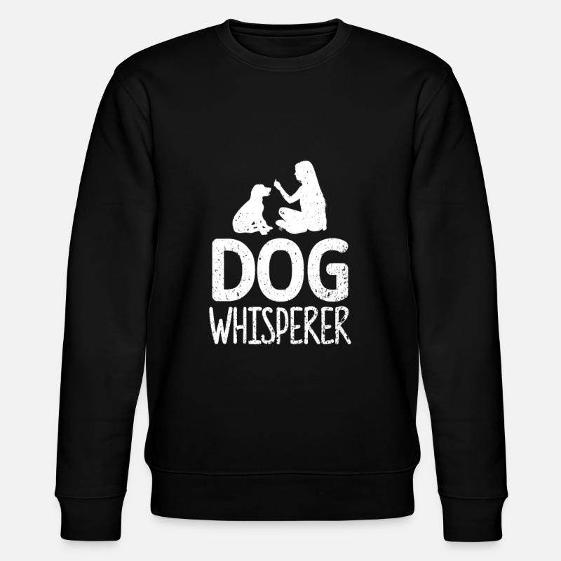 Hundeflüsterer - Stanley/Stella Unisex Bio-Sweatshirt CHANGER  - Schwarz