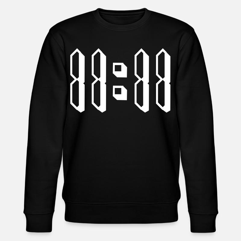 11:11 eleven o'clock eleven - Stanley/Stella CHANGER Unisex Organic Sweatshirt - black