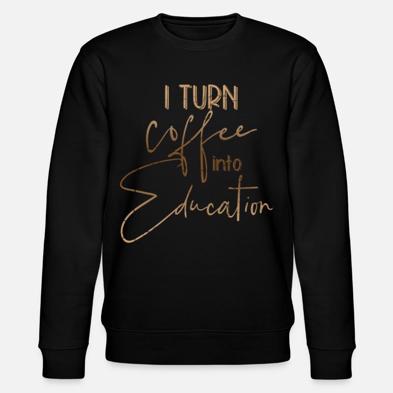 Kaffee - Stanley/Stella Unisex Bio-Sweatshirt CHANGER  - Schwarz