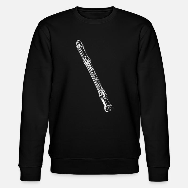 Flûte à bec - Sweat bio CHANGER Stanley/Stella Unisexe - noir
