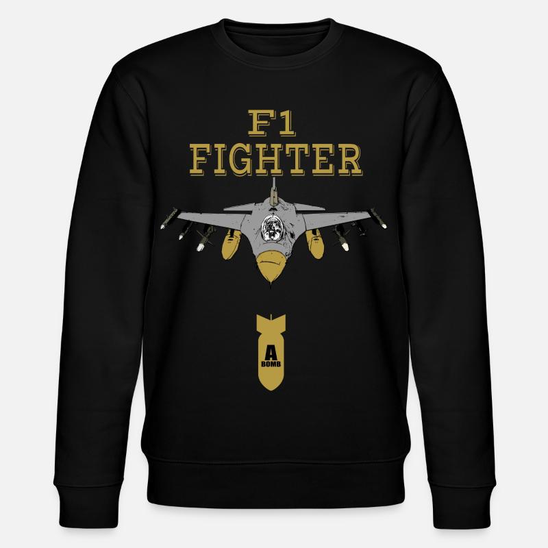 Avion de chasse - Sweat bio CHANGER Stanley/Stella Unisexe - noir