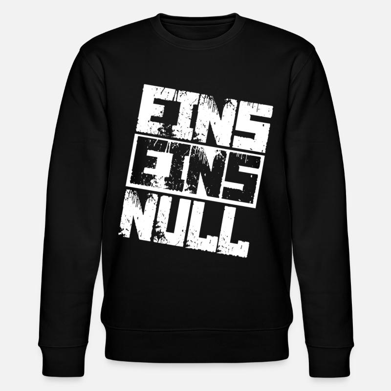 Polizei 110 Notruf - Stanley/Stella Unisex Bio-Sweatshirt CHANGER - Schwarz