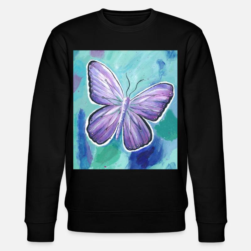 papillon - Sweat bio CHANGER Stanley/Stella Unisexe - noir